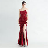 Robe de soirée corset à armatures
